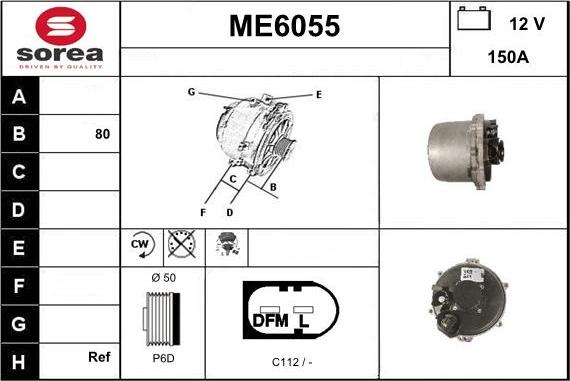 Sera ME6055 - Alternator www.molydon.hr