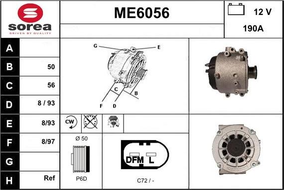 Sera ME6056 - Alternator www.molydon.hr