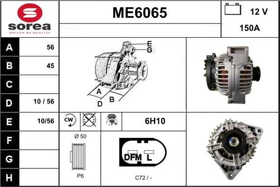 Sera ME6065 - Alternator www.molydon.hr