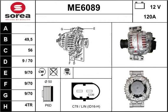 Sera ME6089 - Alternator www.molydon.hr