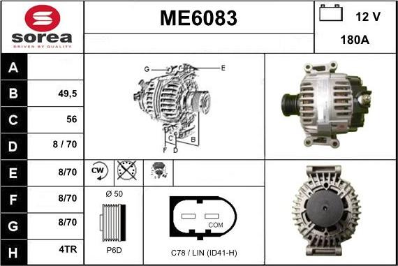 Sera ME6083 - Alternator www.molydon.hr