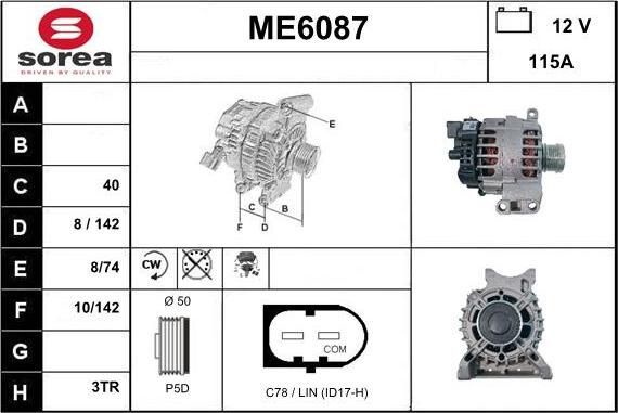 Sera ME6087 - Alternator www.molydon.hr