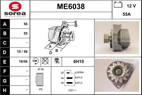 Sera ME6038 - Alternator www.molydon.hr