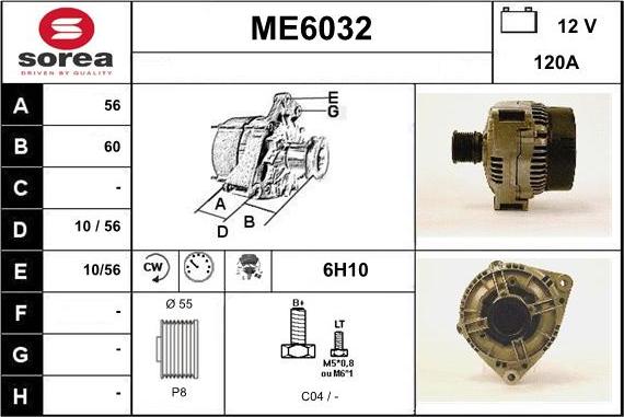 Sera ME6032 - Alternator www.molydon.hr