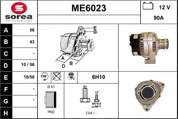 Sera ME6023 - Alternator www.molydon.hr