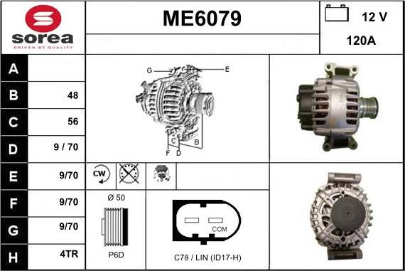 Sera ME6079 - Alternator www.molydon.hr