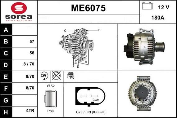 Sera ME6075 - Alternator www.molydon.hr