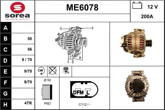 Sera ME6078 - Alternator www.molydon.hr