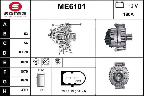 Sera ME6101 - Alternator www.molydon.hr