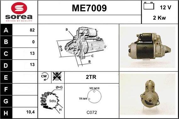 Sera ME7009 - Starter www.molydon.hr