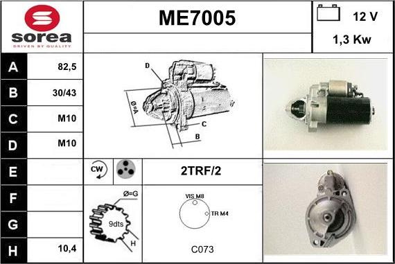 Sera ME7005 - Starter www.molydon.hr