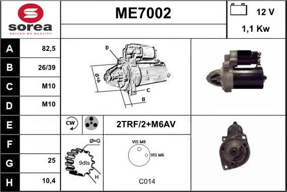 Sera ME7002 - Starter www.molydon.hr