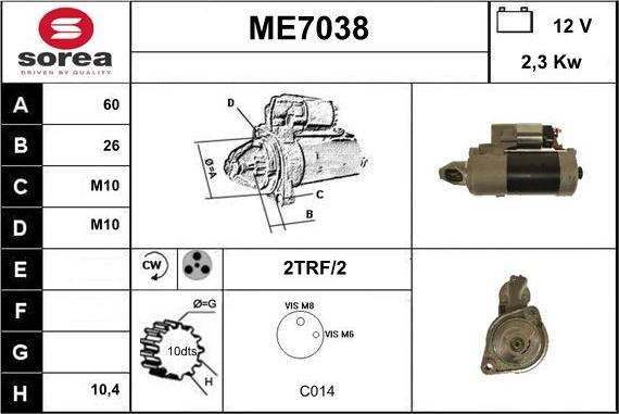 Sera ME7038 - Starter www.molydon.hr