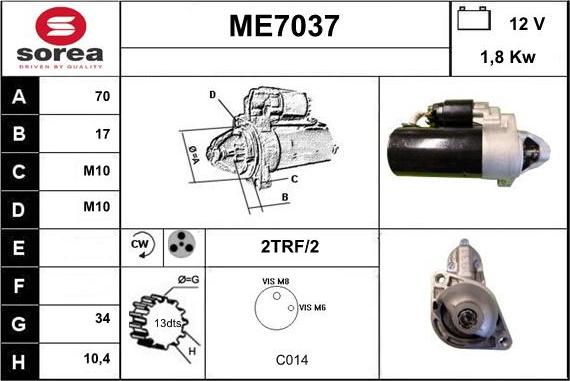 Sera ME7037 - Starter www.molydon.hr