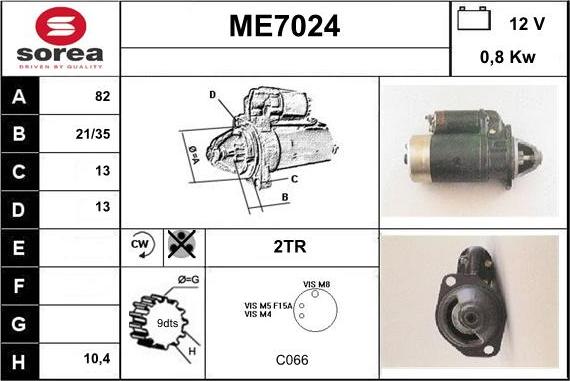 Sera ME7024 - Starter www.molydon.hr