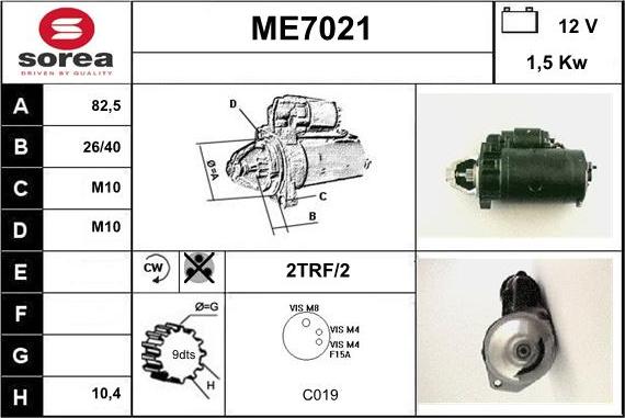 Sera ME7021 - Starter www.molydon.hr