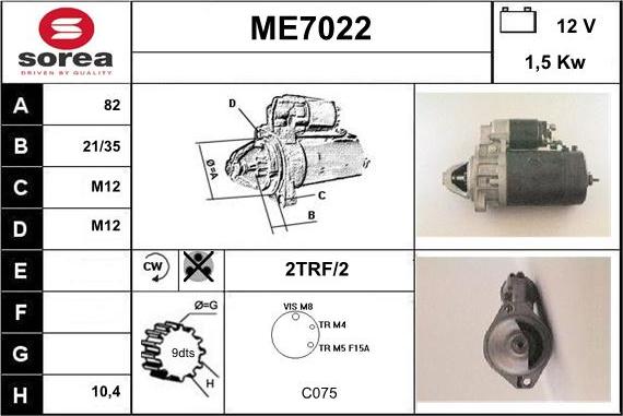 Sera ME7022 - Starter www.molydon.hr