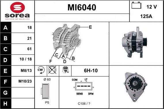 Sera MI6040 - Alternator www.molydon.hr