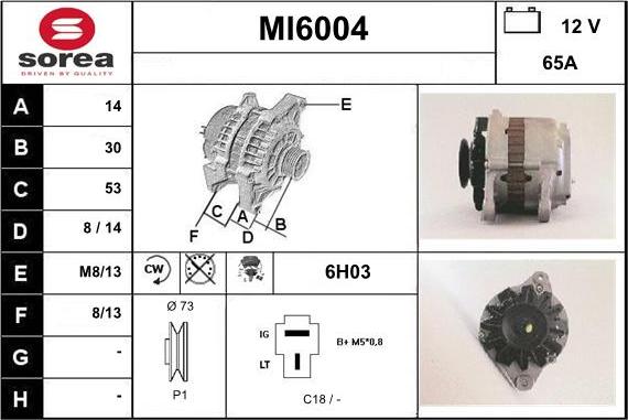 Sera MI6004 - Alternator www.molydon.hr