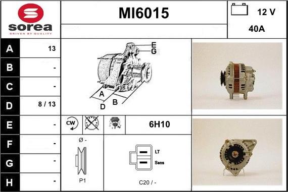 Sera MI6015 - Alternator www.molydon.hr