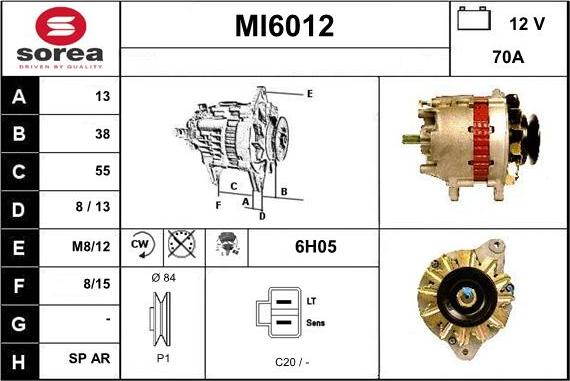 Sera MI6012 - Alternator www.molydon.hr