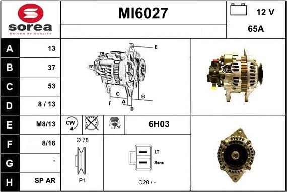 Sera MI6027 - Alternator www.molydon.hr