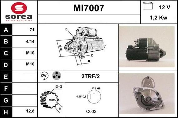 Sera MI7007 - Starter www.molydon.hr