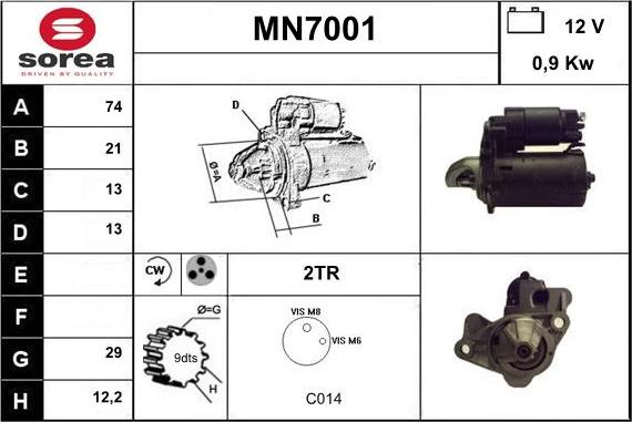 Sera MN7001 - Starter www.molydon.hr