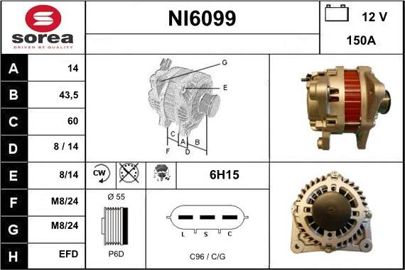 Sera NI6099 - Alternator www.molydon.hr