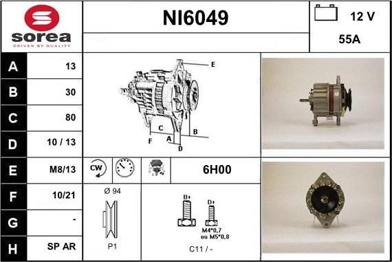 Sera NI6049 - Alternator www.molydon.hr