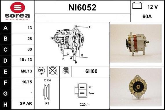 Sera NI6052 - Alternator www.molydon.hr