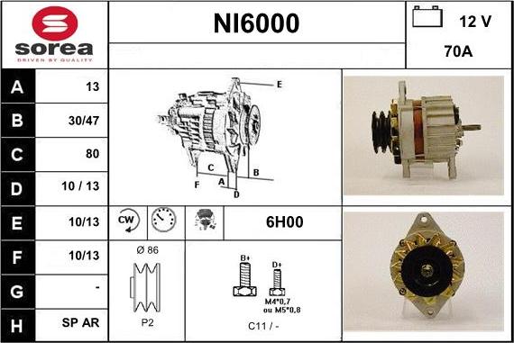 Sera NI6000 - Alternator www.molydon.hr