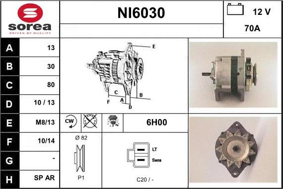 Sera NI6030 - Alternator www.molydon.hr