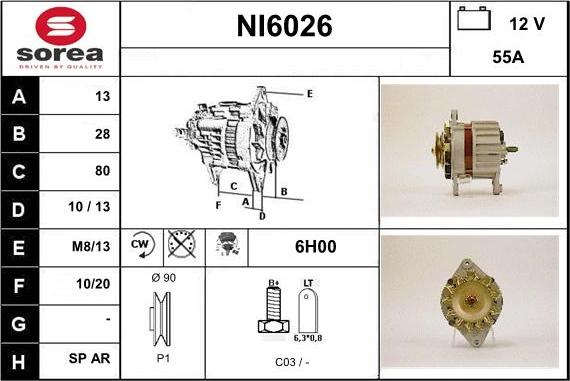 Sera NI6026 - Alternator www.molydon.hr