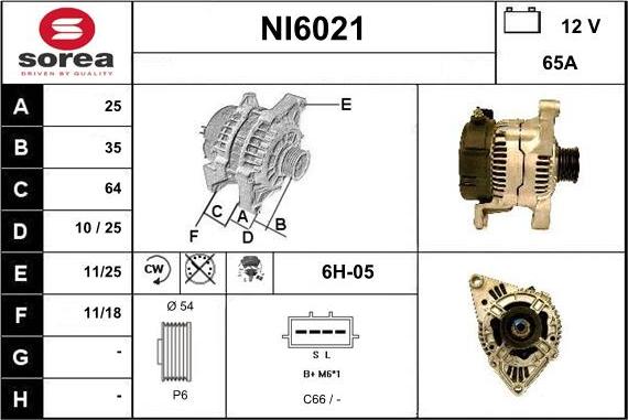 Sera NI6021 - Alternator www.molydon.hr