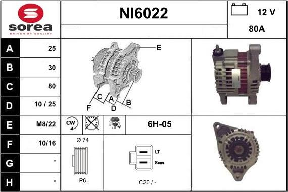 Sera NI6022 - Alternator www.molydon.hr