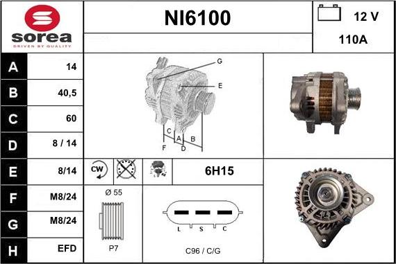 Sera NI6100 - Alternator www.molydon.hr