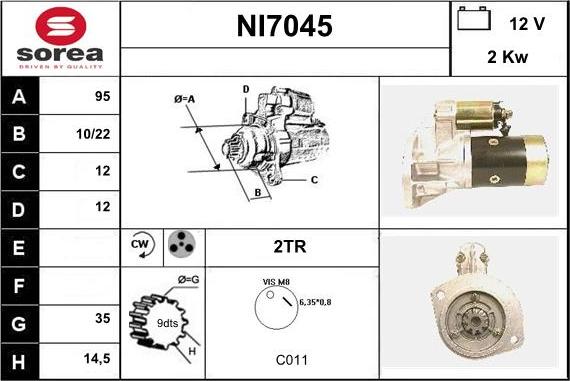 Sera NI7045 - Starter www.molydon.hr