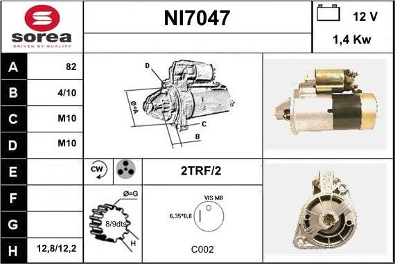 Sera NI7047 - Starter www.molydon.hr