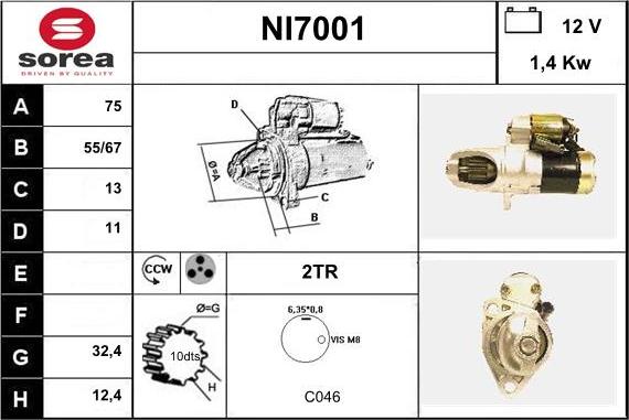 Sera NI7001 - Starter www.molydon.hr