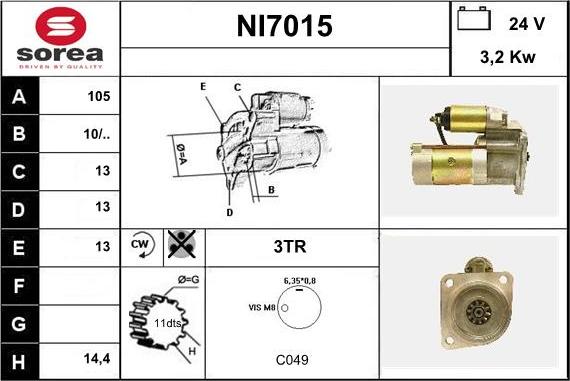 Sera NI7015 - Starter www.molydon.hr