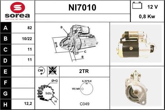 Sera NI7010 - Starter www.molydon.hr