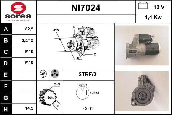 Sera NI7024 - Starter www.molydon.hr