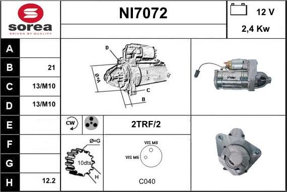 Sera NI7072 - Starter www.molydon.hr