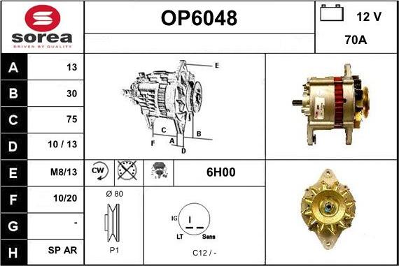 Sera OP6048 - Alternator www.molydon.hr