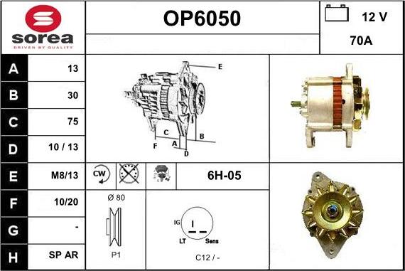 Sera OP6050 - Alternator www.molydon.hr