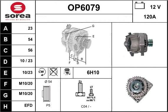 Sera OP6079 - Alternator www.molydon.hr