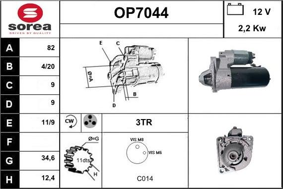 Sera OP7044 - Starter www.molydon.hr