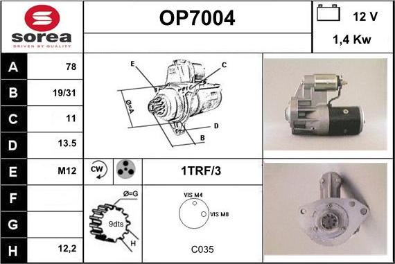 Sera OP7004 - Starter www.molydon.hr