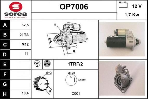 Sera OP7006 - Starter www.molydon.hr